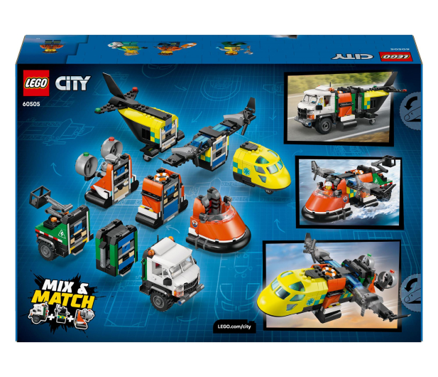 LEGO CITY 60505 Zestaw z samolotem, ciężarówką i poduszkowcem - 1473522 - zdjęcie 14